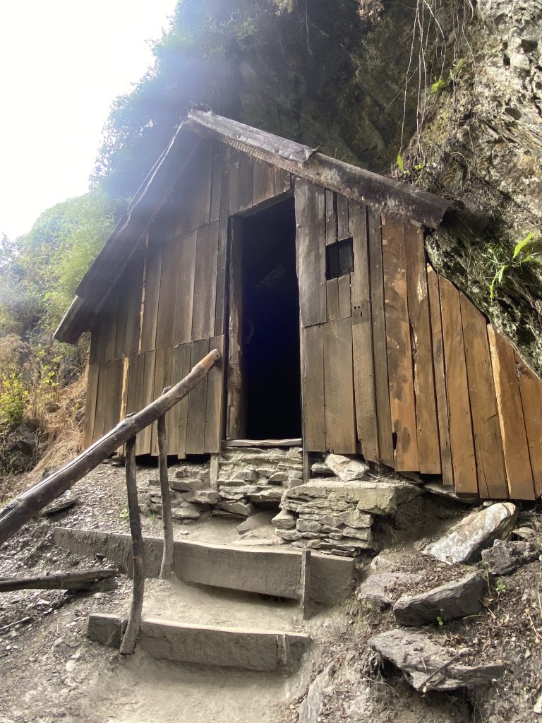 Historisches Gebäude im Chinese Settlement in Arrowtown, ehemaliges Viertel chinesischer Goldgräber in Neuseeland.